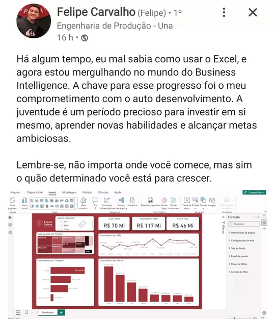 Certificado Felipe PowerBI