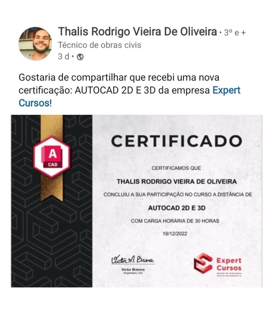 Certificado Thalis AutoCAD