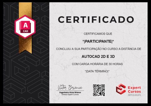 Expert Cursos Certificado Auto CAD