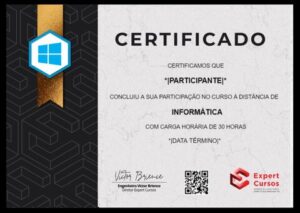 Expert Cursos Certificado Informática